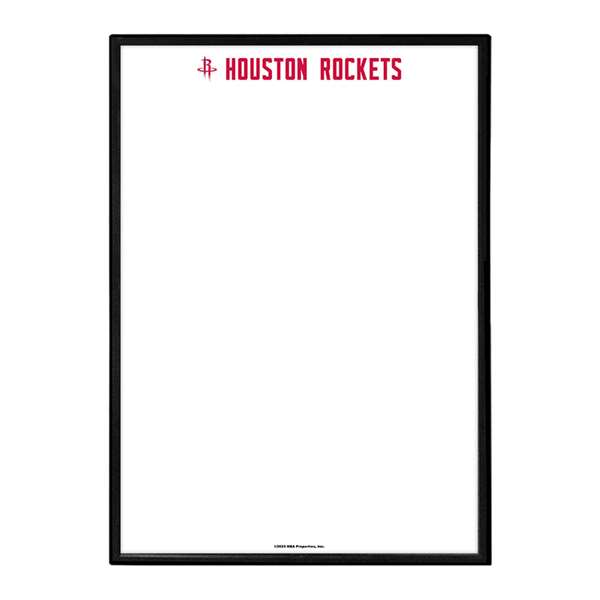 Houston Rockets: Framed Dry Erase Wall Sign