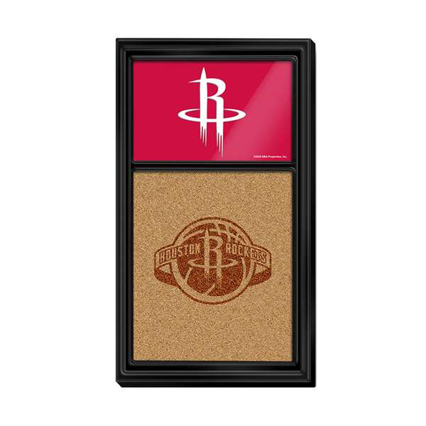 Houston Rockets: Dual Logo - Cork Note Board