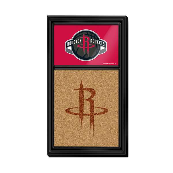 Houston Rockets: Dual Logo - Cork Note Board