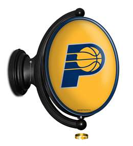 Indiana Pacers: Original Oval Rotating Lighted Wall Sign