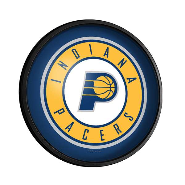 Indiana Pacers: Round Slimline Lighted Wall Sign