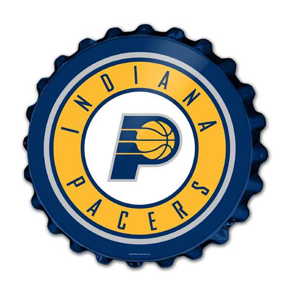 Indiana Pacers: Bottle Cap Wall Sign