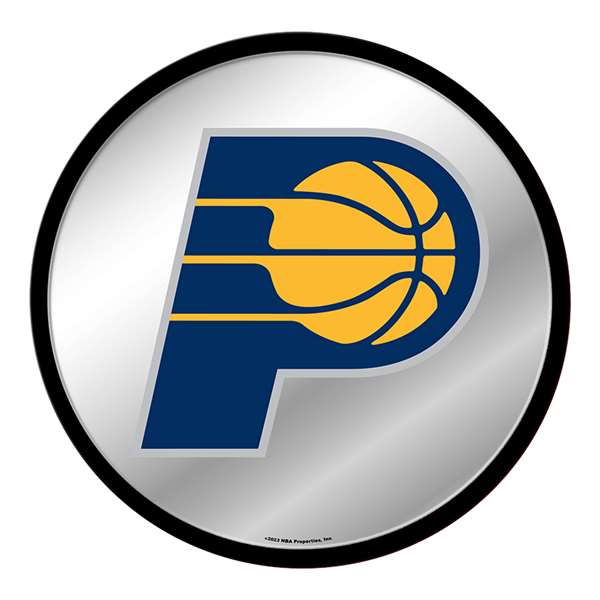 Indiana Pacers: Modern Disc Mirrored Wall Sign