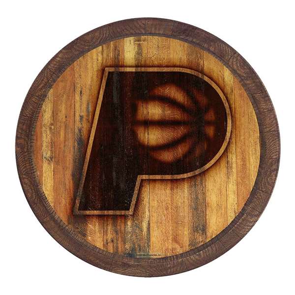 Indiana Pacers: "Faux" Barrel Top Sign
