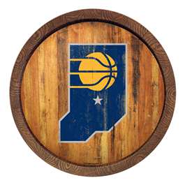 Indiana Pacers: Logo - "Faux" Barrel Top Sign