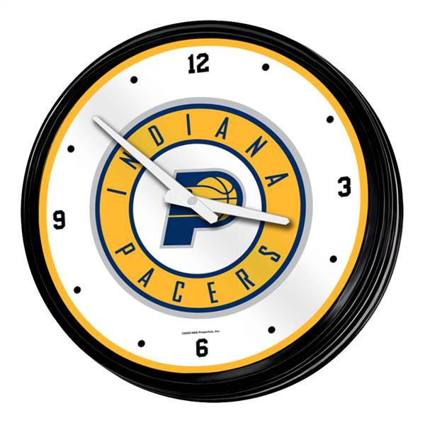 Indiana Pacers: Retro Lighted Wall Clock