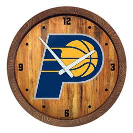 Indiana Pacers: "Faux" Barrel Top Clock