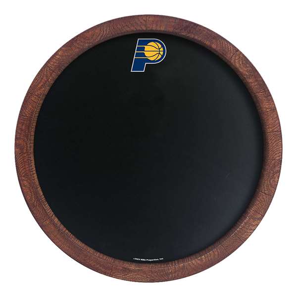 Indiana Pacers: "Faux" Barrel Framed Chalkboard