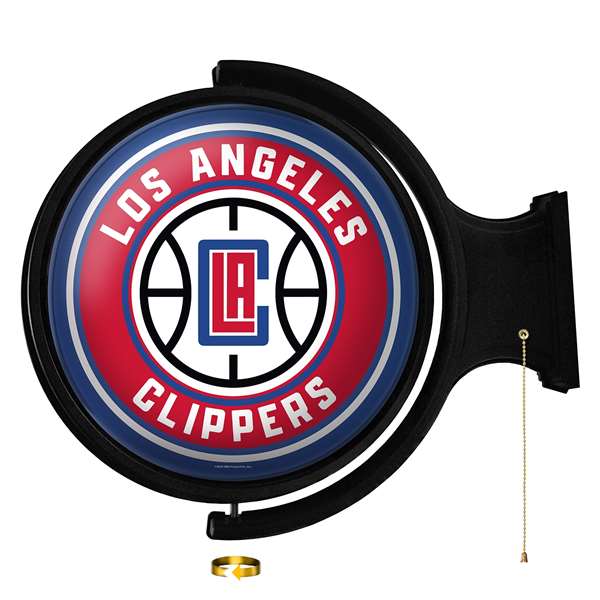 Los Angeles Clippers: Original Round Rotating Lighted Wall Sign    