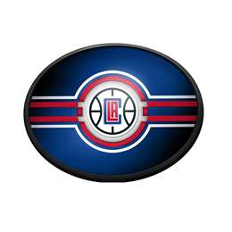 Los Angeles Clippers: Oval Slimline Lighted Wall Sign