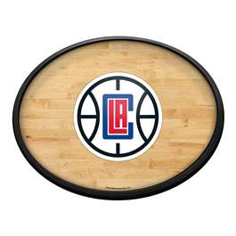 Los Angeles Clippers: Oval Slimline Lighted Wall Sign