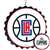 Los Angeles Clippers: Bottle Cap Dangler