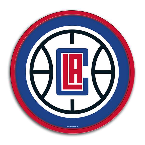 Los Angeles Clippers: Modern Disc Wall Sign