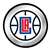 Los Angeles Clippers: Modern Disc Mirrored Wall Sign