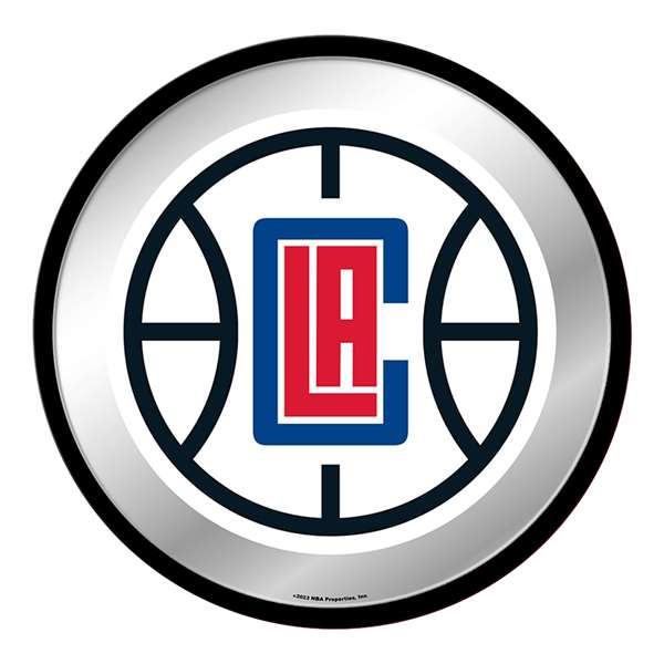 Los Angeles Clippers: Modern Disc Mirrored Wall Sign