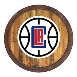 Los Angeles Clippers: "Faux" Barrel Top Sign