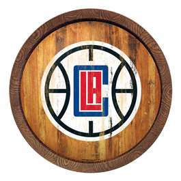 Los Angeles Clippers: "Faux" Barrel Top Sign