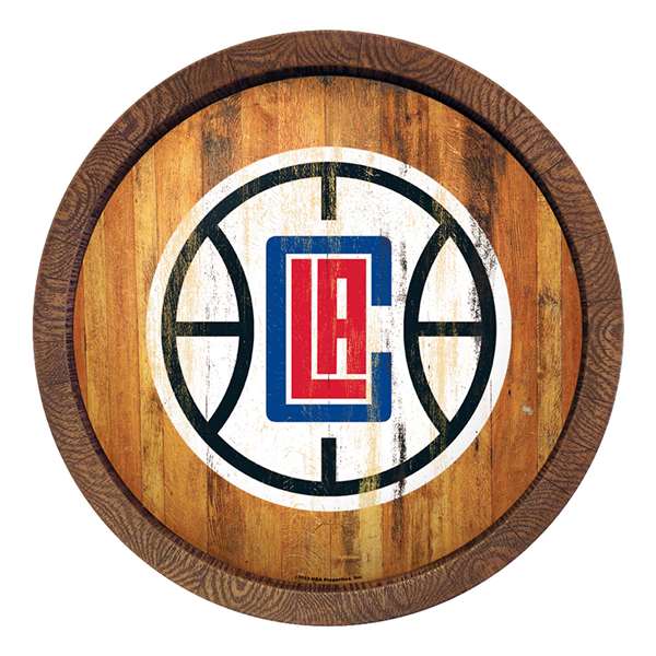 Los Angeles Clippers: "Faux" Barrel Top Sign