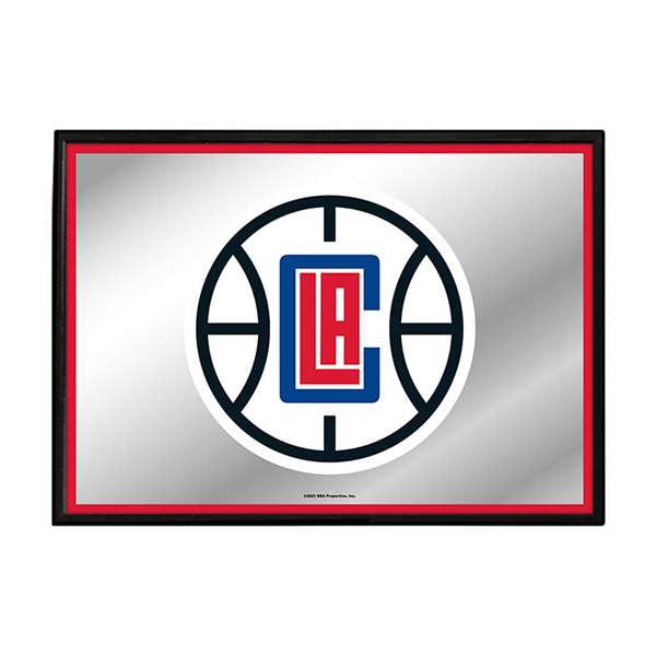 Los Angeles Clippers: Framed Mirrored Wall Sign