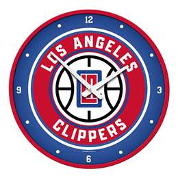 Los Angeles Clippers: Modern Disc Wall Clock