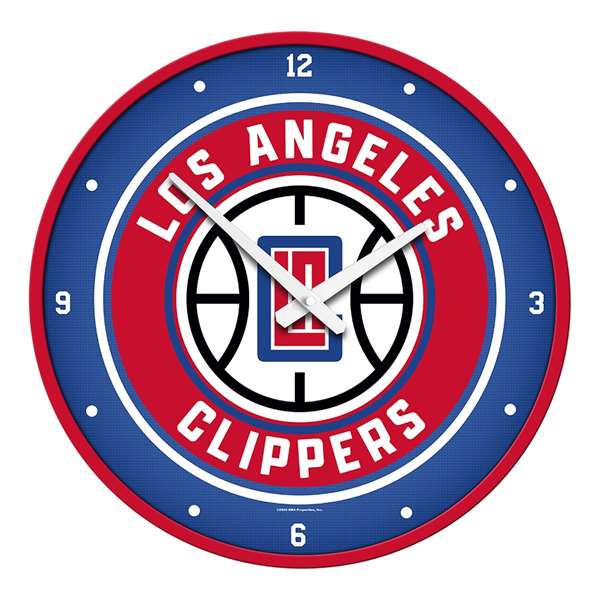 Los Angeles Clippers: Modern Disc Wall Clock