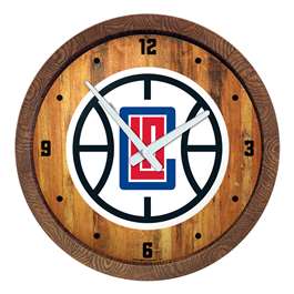 Los Angeles Clippers: "Faux" Barrel Top Clock