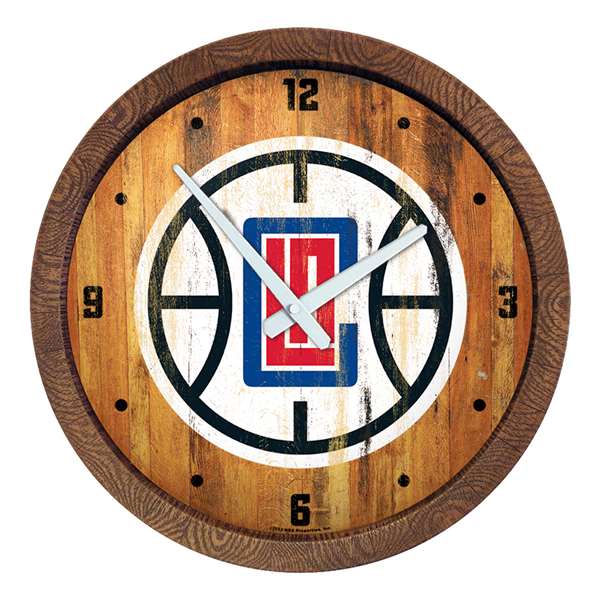 Los Angeles Clippers: "Faux" Barrel Top Clock