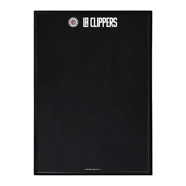 Los Angeles Clippers: Framed Chalkboard