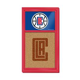 Los Angeles Clippers: Dual Logo - Cork Note Board