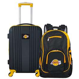 Los Angeles Lakers  Premium 2-Piece Backpack & Carry-On Set L108