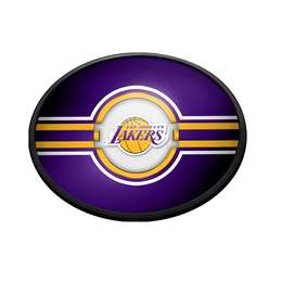 Los Angeles Lakers: Oval Slimline Lighted Wall Sign