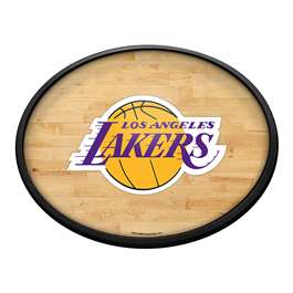 Los Angeles Lakers: Oval Slimline Lighted Wall Sign