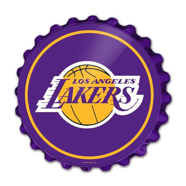 Los Angeles Lakers: Bottle Cap Wall Sign