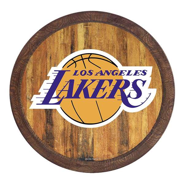 Los Angeles Lakers: "Faux" Barrel Top Sign