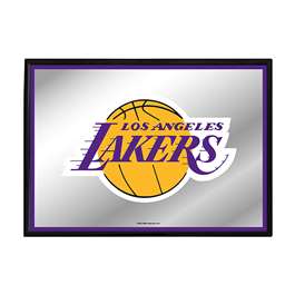 Los Angeles Lakers: Framed Mirrored Wall Sign