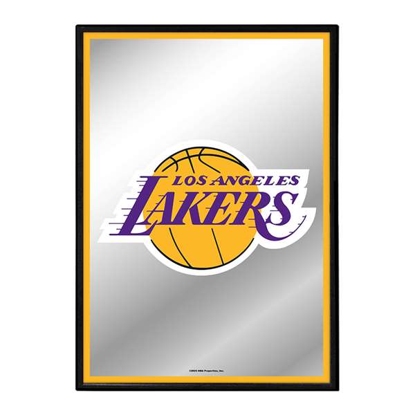 Los Angeles Lakers: Framed Mirrored Wall Sign