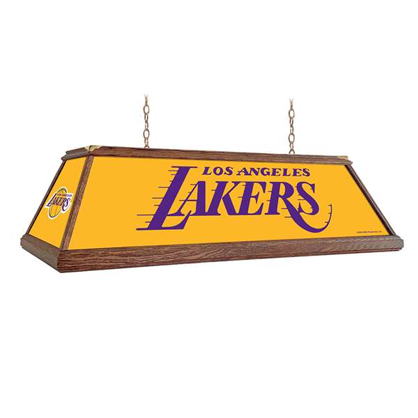 Los Angeles Lakers: Premium Wood Pool Table Light