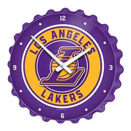 Los Angeles Lakers: Bottle Cap Wall Clock