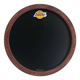 Los Angeles Lakers: "Faux" Barrel Framed Chalkboard