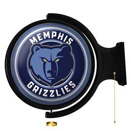 Memphis Grizzlies: Original Round Rotating Lighted Wall Sign