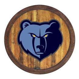 Memphis Grizzlies: "Faux" Barrel Top Sign