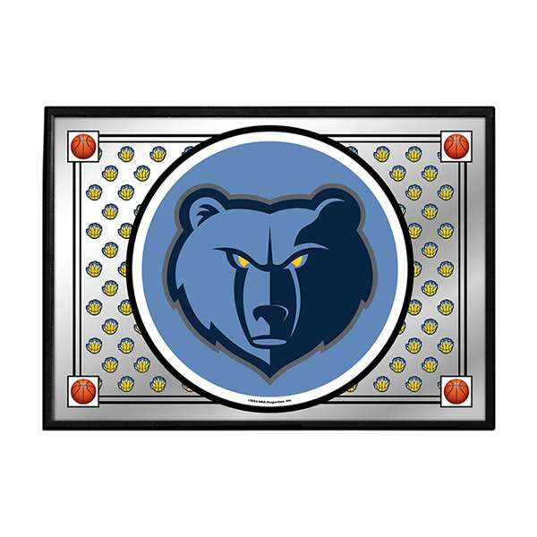 Memphis Grizzlies: Team Spirit - Framed Mirrored Wall Sign