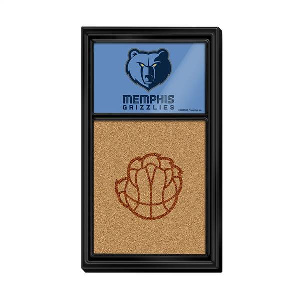 Memphis Grizzlies: Secondary Logo - Cork Note Board