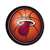 Miami Heat: Basketball - Round Slimline Lighted Wall Sign