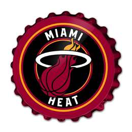 Miami Heat: Bottle Cap Wall Sign