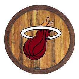 Miami Heat: "Faux" Barrel Top Sign