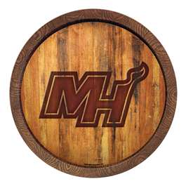 Miami Heat: Logo - "Faux" Barrel Top Sign