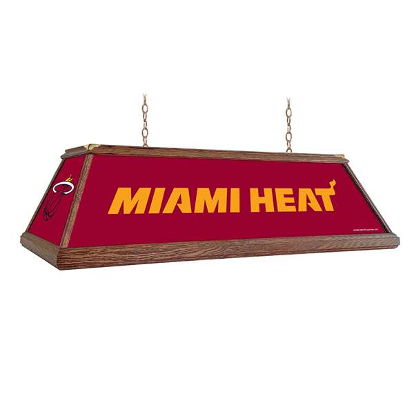 Miami Heat: Premium Wood Pool Table Light