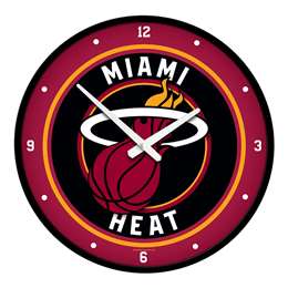 Miami Heat: Modern Disc Wall Clock