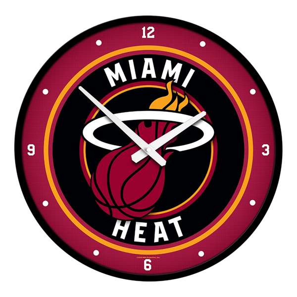Miami Heat: Modern Disc Wall Clock